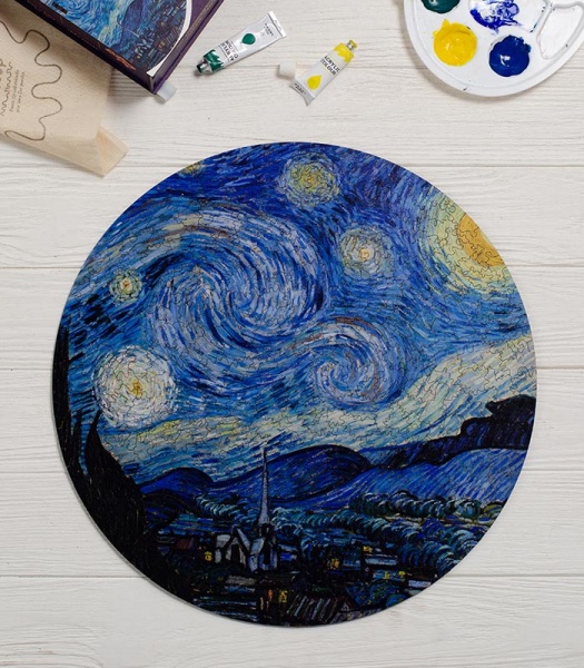 Пазл деревянный Звездная ночь 40 см PuzzleUp 