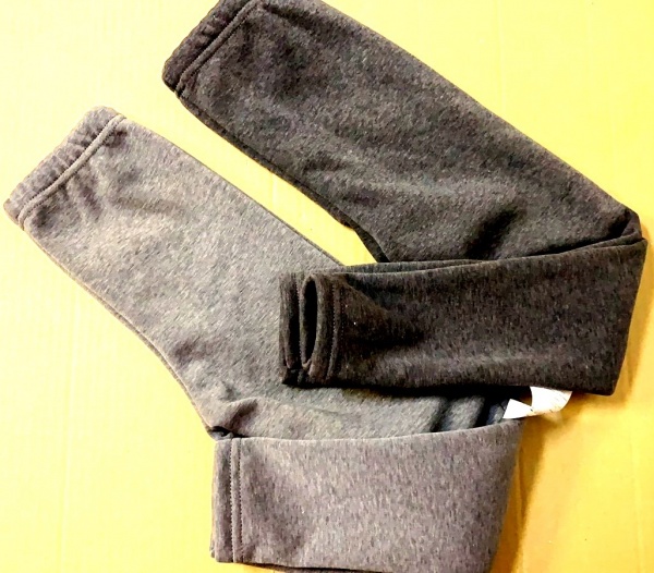 Лосины для девочек Моя планета флис Лс400 р.104 серый 