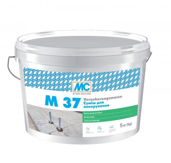 Смесь для анкеровки MC-Bauchemie M 37 5 кг 