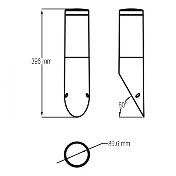Светильник парковый HOROZ ELECTRIC Орхидея-3 E27 IP44 серый 400-001-123 