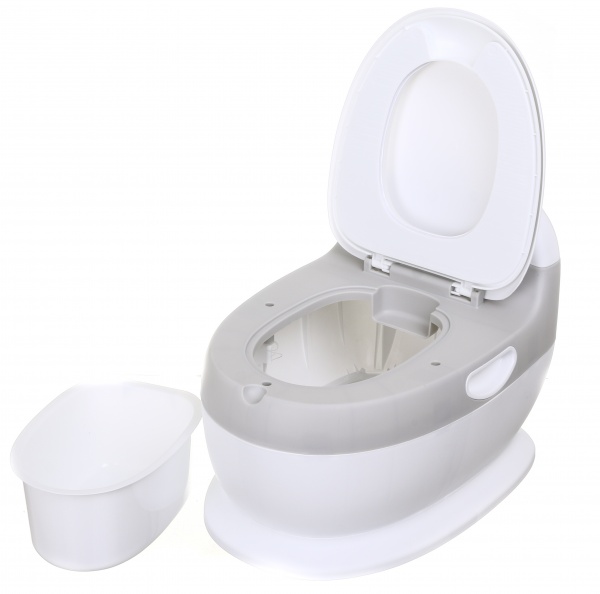 Горшок Bambinelli со звуком смывания 28x40x30 см серый