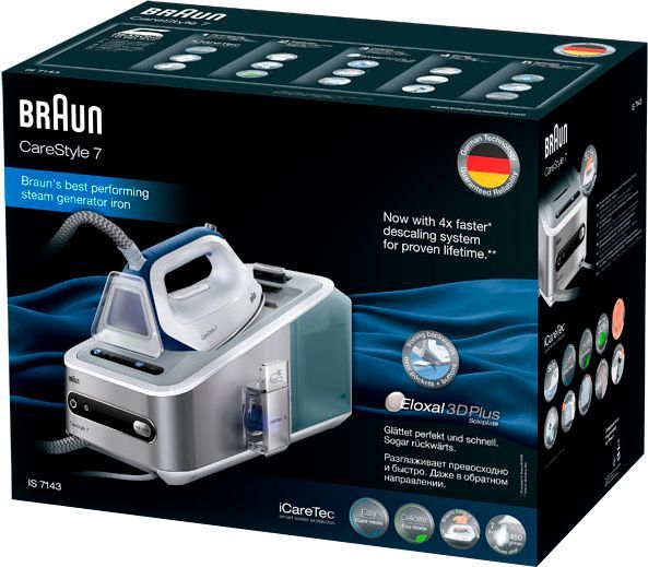 Утюг с парогенератором Braun IS7143WH Care Style 7 Pro 