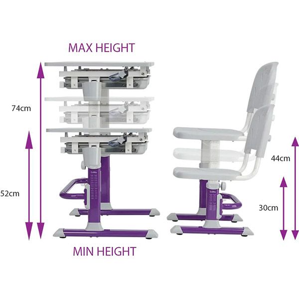 Комплект парта и стул-трансформер Cubby Lupin VG