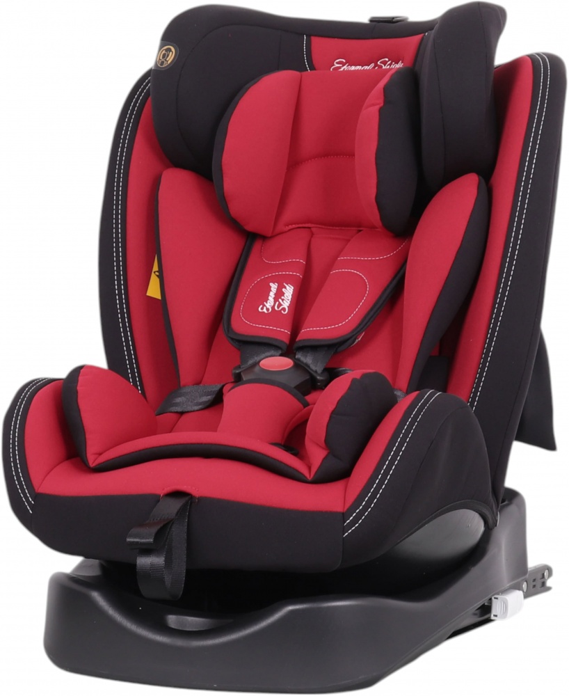 Автокрісло Eternal Shield AA07-R з isofix червоний із чорним