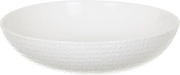 Тарелка суповая Nature 20 см 800 мл белая KRSCB389 Fiora