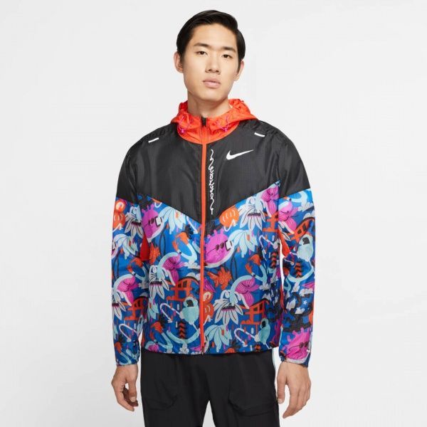 Ветровка Nike M NK WINDRUNNER JKT TKO CT2852-010 L черный