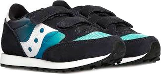 Кроссовки Saucony JAZZ ORIGINAL VINTAGE HL SK262474 р.US 10,5 черно-сине-зеленый