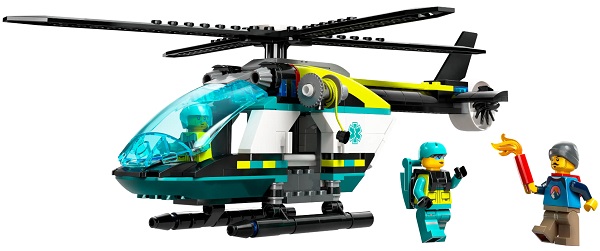 Конструктор LEGO City Гелікоптер аварійно-рятувальної служби 60405