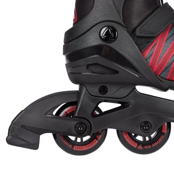 Роликові ковзани Firefly ILS 150 M76 414736-900050 р. 40 чорний із червоним