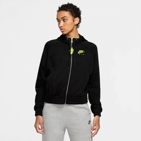 Джемпер Nike W NSW AIR HOODIE FZ BB FLC CU5442-011 р. M чорний