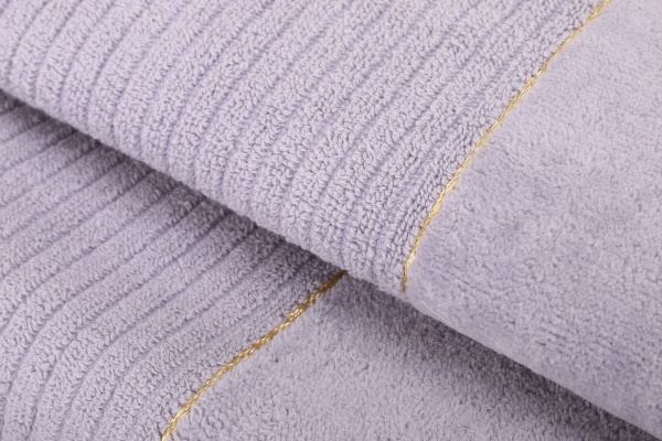 Набор полотенец махровых Gold 2 шт серый BILTEX 