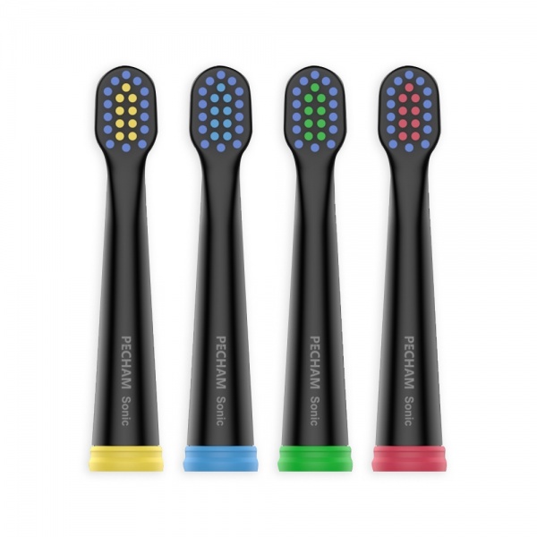 Насадки для электрической зубной щетки Pecham Kids черные