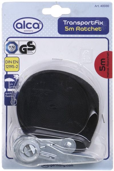 Ремінь для кріплення вантажу 1*5.0m 405100 Alca