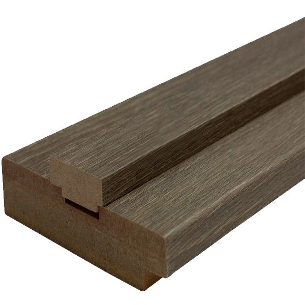 Дверная коробка ОМіС ПВХ под добор ПВХ 100х33 мм мокко