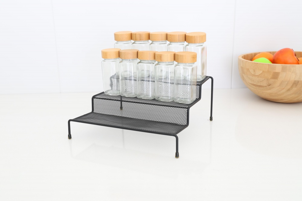 Полиця Flamberg Premium для спецій Fernie 26.5х24х12 см чорний DS15117BK