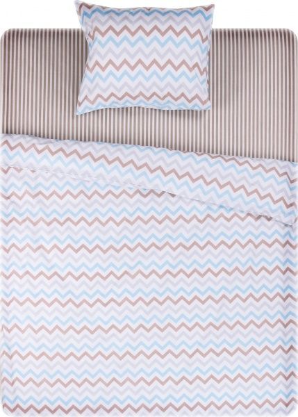 Комплект постільної білизни ZigZag 1,5 різнокольоровий UP! (Underprice) 