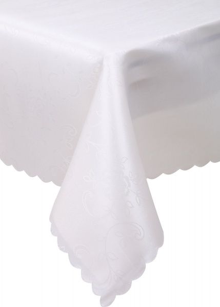 Скатерть Dertsiz 140x180 см кремовый Karna 