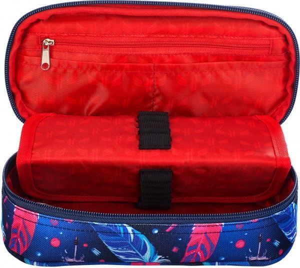 Пенал шкільний HS-122 Hash синій