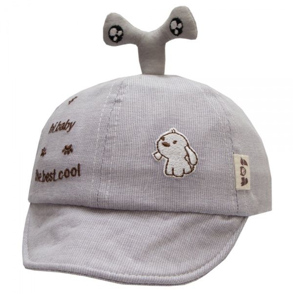 Бейсболка Девилон 517861 р.50 серый 