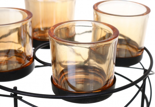 Свічник для 4 свічок 205x205x112 мм