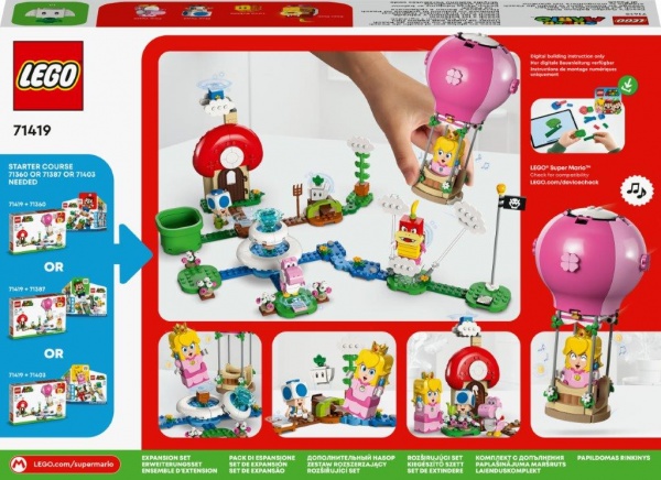 Конструктор LEGO Super Mario Політ на повітряній кулі в саду Піч 71419