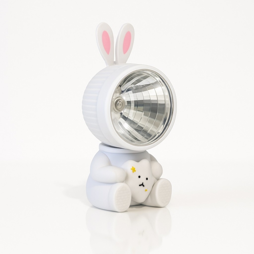 Ночник 3D Led Berger 5 Вт белый 1055-NL-5 White Rabbit