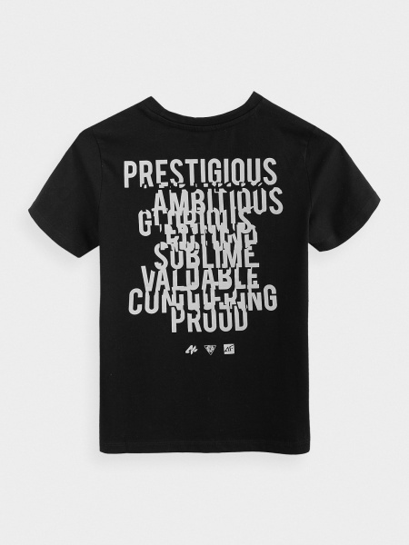 Футболка 4F J4Z20-JTSM201A-20S р.128 черный