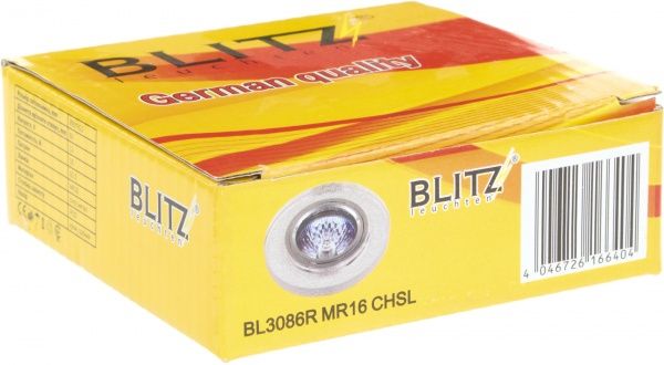 Светильник точечный Blitz MR16 GU5.3 хром BL3086R MR16 CHSL 