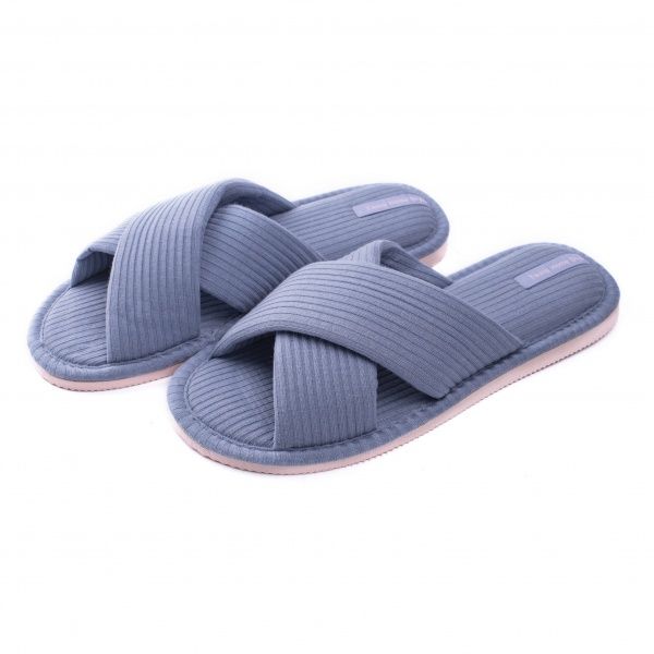 Капці домашні Twins HS-VL перехрест р. 36-37 синій
