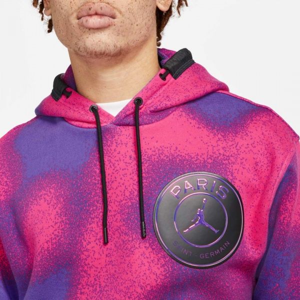 Джемпер Nike M J PSG AOP FLEECE PO CK9649-510 р. L чорний