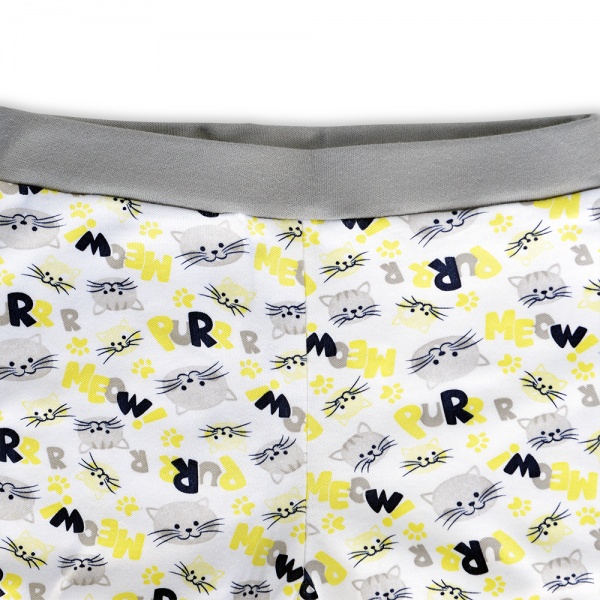 Піжама дитяча WP Merchandise р.116–122 сірий із малюнком FWPPJP2CAT23GY122 