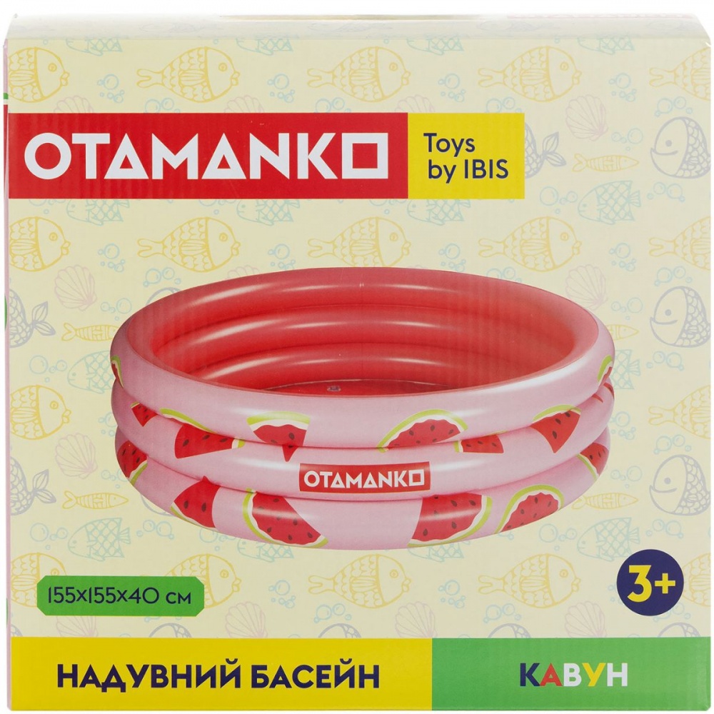 Бассейн надувной OTAMANKO Арбуз 155x40 см