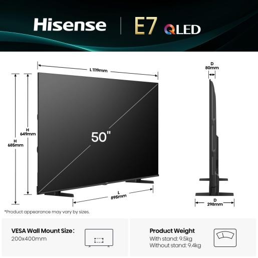 Телевизор Hisense 50E7Q