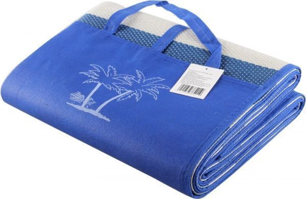 Коврик для пляжа 140x180 см синий 