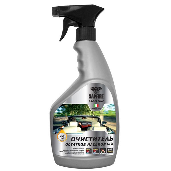 Очищувач слідів від комах Sapfire Profi Line 750 мл
