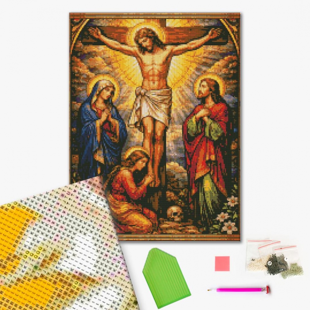 Алмазная мозаика Святое Распятие 40х50 см Brushme