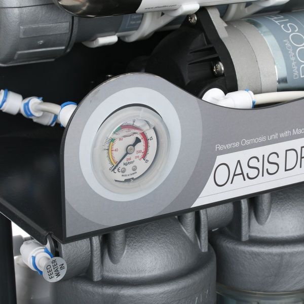 Система зворотного осмосу Atlas Filtri Oasis Dp-F Sanic Pump-UV з насосом, мінералізатором, каркасом та УФ-лампою