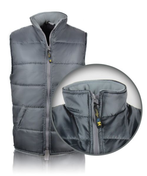 Жилет рабочий Торнадо утепленный стеганый р. 56-58 рост 5-6 серый