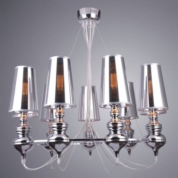 Люстра подвесная Arte Lamp Anna Maria A4280LM-9CC 9x40 Вт E27 хром 