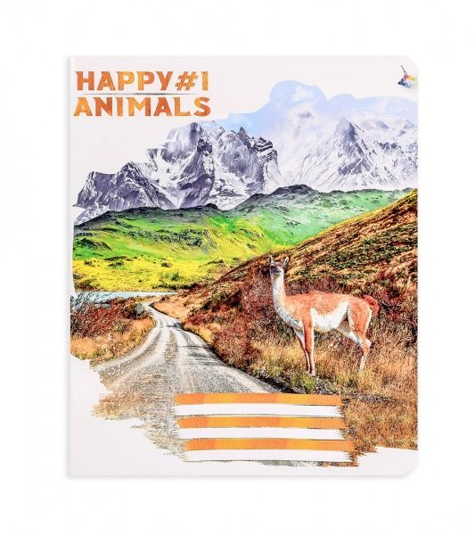 Комплект зошитів Планета звірів 24 аркуша в лінію 20 шт. Поділля