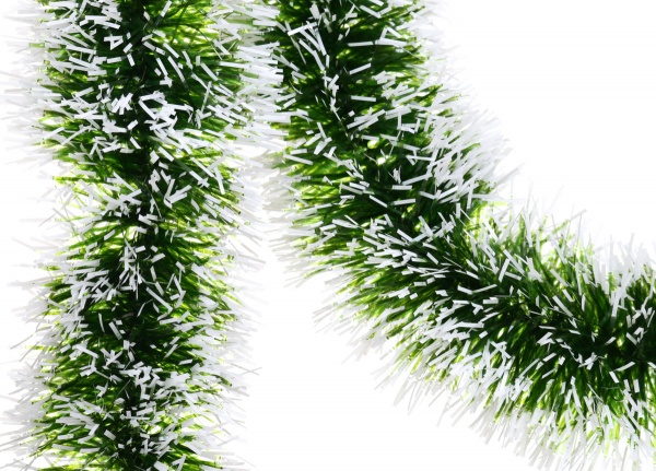 Дождик новогодний элит 7 3 м зеленый/салатовый/белый