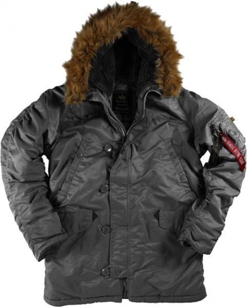 Куртка Alpha Industries N-3B Parka Gun Metal XL 