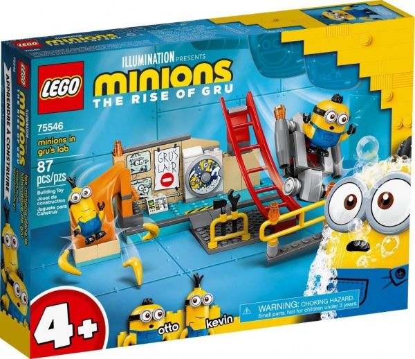 Конструктор LEGO Minions Міньйони в лабораторії Гру 75546