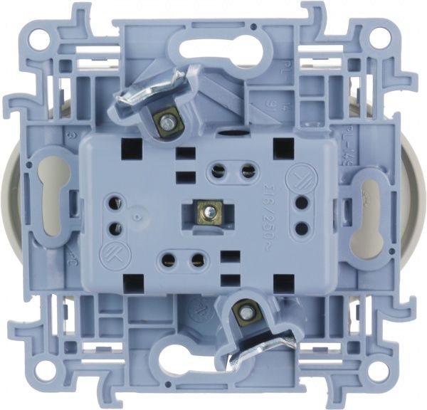 Розетка подвійна із заземленням Simon 10 зі шторками кремовий CGZ2M.01/41