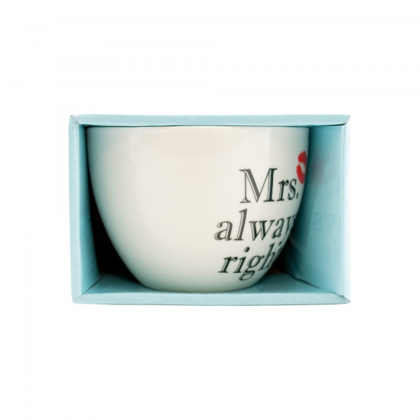 Чашка Mrs. always right 520 мл 21-279-084 Keramia