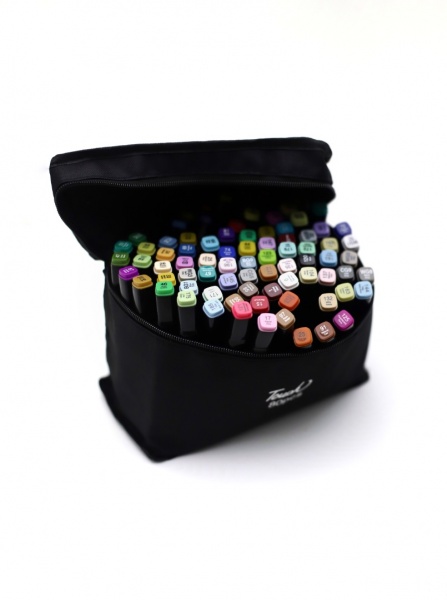 Набор двухсторонних скетч маркеров Brushme 80 шт. разноцветный MPTT80 