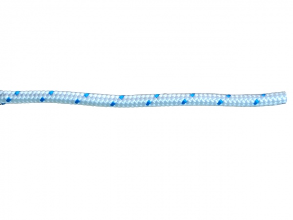 Шнур капроновий 6 мм 200 м біло-синій