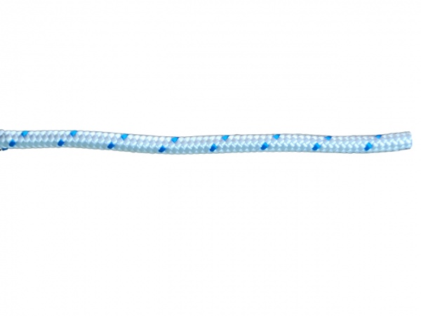 Шнур капроновий 6 мм 200 м біло-синій