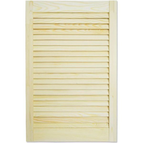 Жалюзийная дверца сосновая 606x594 мм