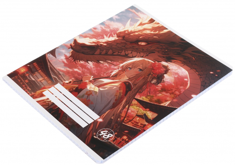 Тетрадь школьная Anime24 48 листов скоба клетка_1 Nota Bene